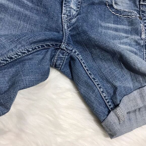 Silver Jeans Frances cuffed denim shorts size‎ 29 - Picture 4 of 10